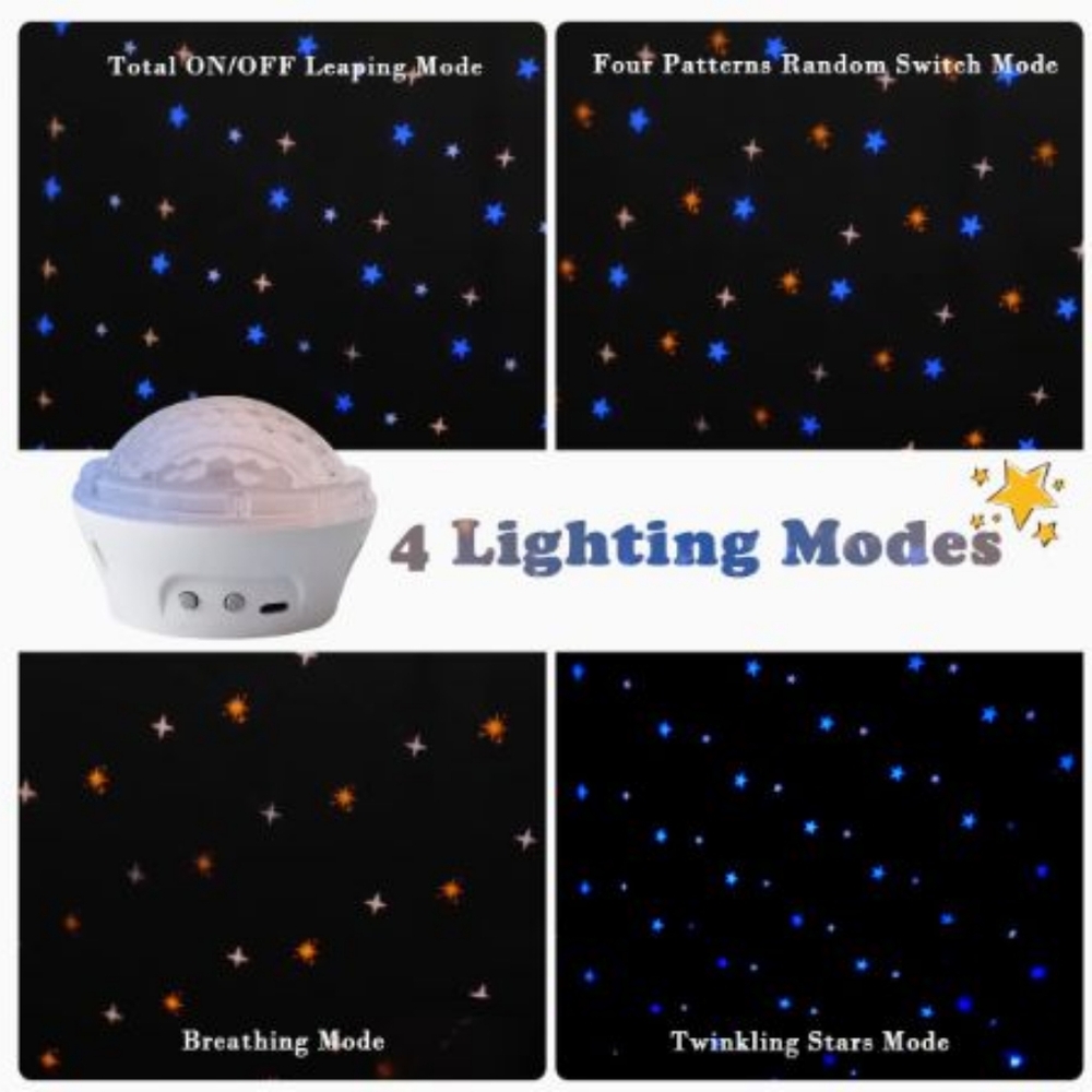 LED Star Projector Night Light - Picture 4 of 7